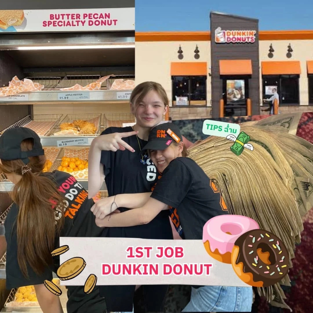 review New Step Dunkin' Work and Travel Ocean City New Jersey wat2024 Crew Member ทำงานต่างประเทศ แลกเปลี่ยนวัฒนธรรม ทำงานปิดเทอม ฝึกภาษา อังกฤษ