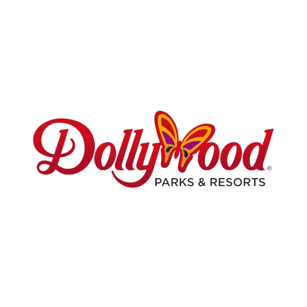 Spring New Step Dollywood Work and Travel Pigeon Forge Tennessee สวนสนุก โลโก้