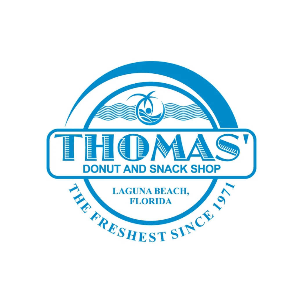 โลโก้ Thomas Donut and Snack Shop newstep new step work and travel Panama City Beach Florida